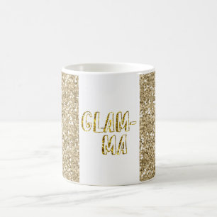 Glam Gold Glitzer Glam-ma Kaffeetasse