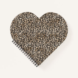 Glam Gold Leopard Print Notizbuch