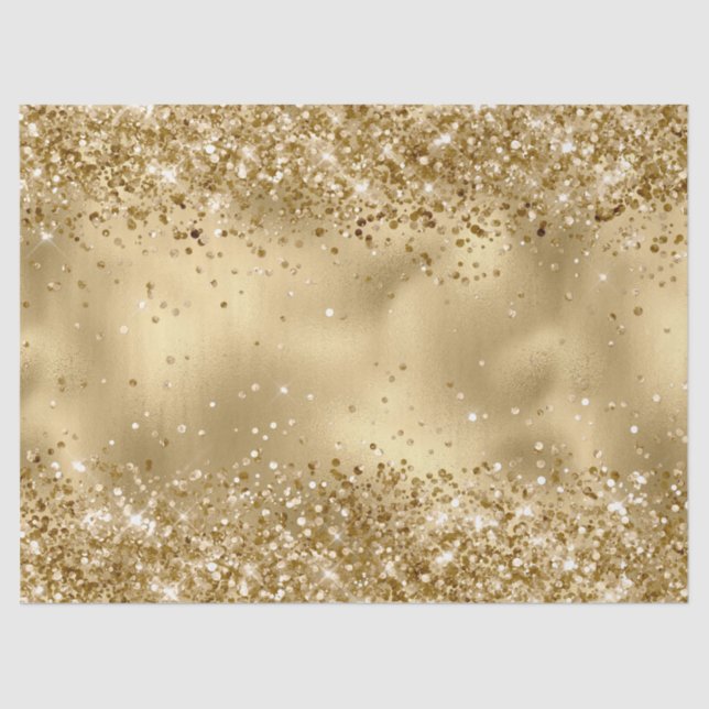 Glam Gold Luxe Glitzy Sparkle Glitzer       Seidenpapier (Vorderseite)