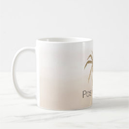 Glam Gold Tropical Palm Tree Ombre Kaffeetasse