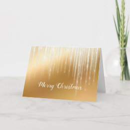 Glam Gold White Icicles Weihnachten