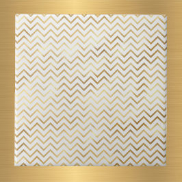 Glam Gold Zickzack Muster Fliese