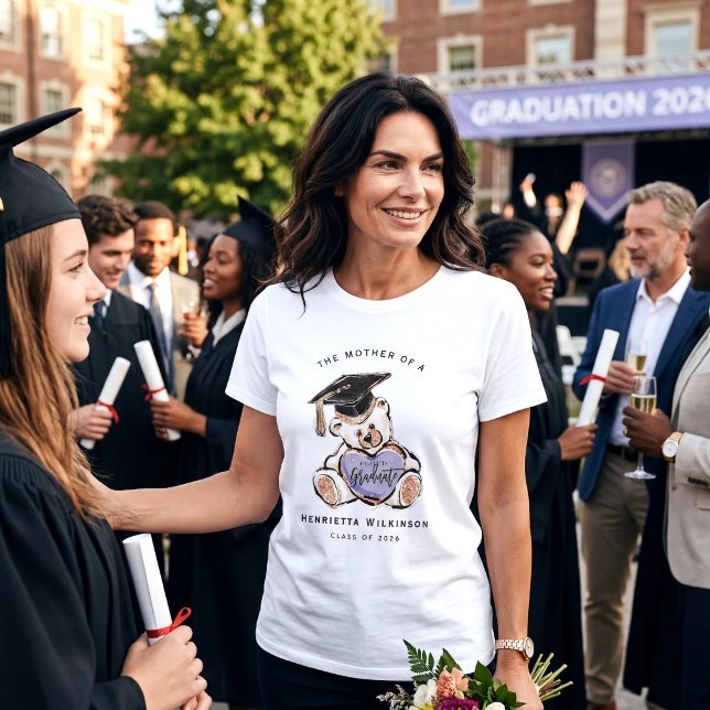 Glam Graduation Mom Bear Tee (Von Creator hochgeladen)