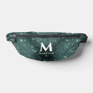 Glam Grüner Glänzender Glitter Mit Klassischer Typ Bauchtasche