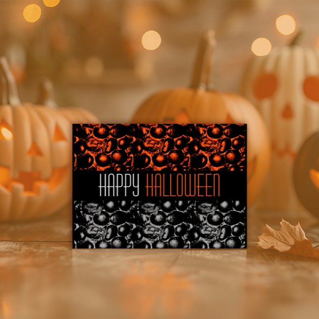Glam Happy Halloween Postcard Postkarte (Von Creator hochgeladen)