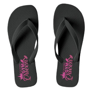 Glam heißen rosa personalisierte Imitate Glitzer G Flip Flops