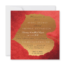 Glam Herbst Herbst Rotes Goldenes Blätter Brautpar