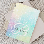Glam Holographic Glitzer Farbenfrohe Hübsche Muste iPad Mini Hülle<br><div class="desc">Dieser hübsche,  farbenfrohe,  pastellfarbene Glitzer mit einem individuellen Monogramm und/oder Namen ist leicht zu personalisieren.</div>