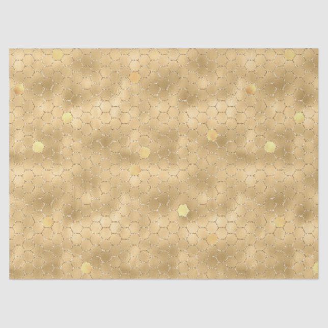 Glam Honeycomb Serie Design #3 Seidenpapier (Vorderseite)