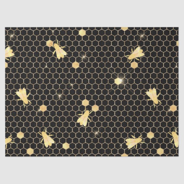 Glam Honeycomb Serie Design #6 Seidenpapier (Vorderseite)
