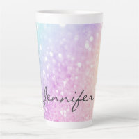 Glam Iridescent Glitzer Personalisiert farbig