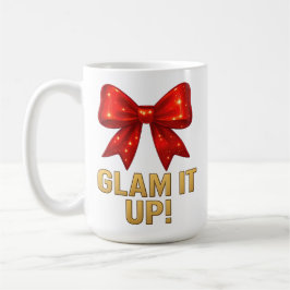Glam It up Sparkle Bow - Confidence Energy Kaffeetasse