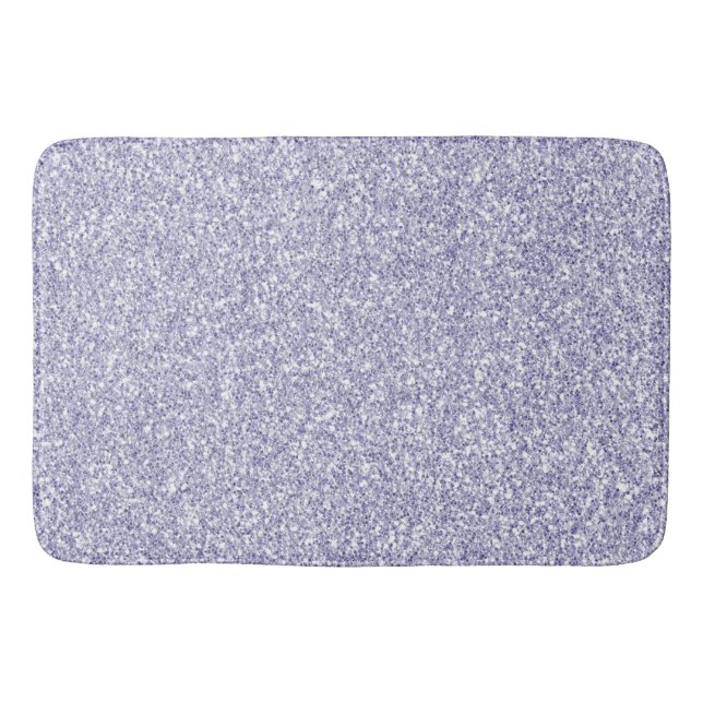 Glam Lavender Lilac Lila Glitzer       Badematte (Vorderseite)
