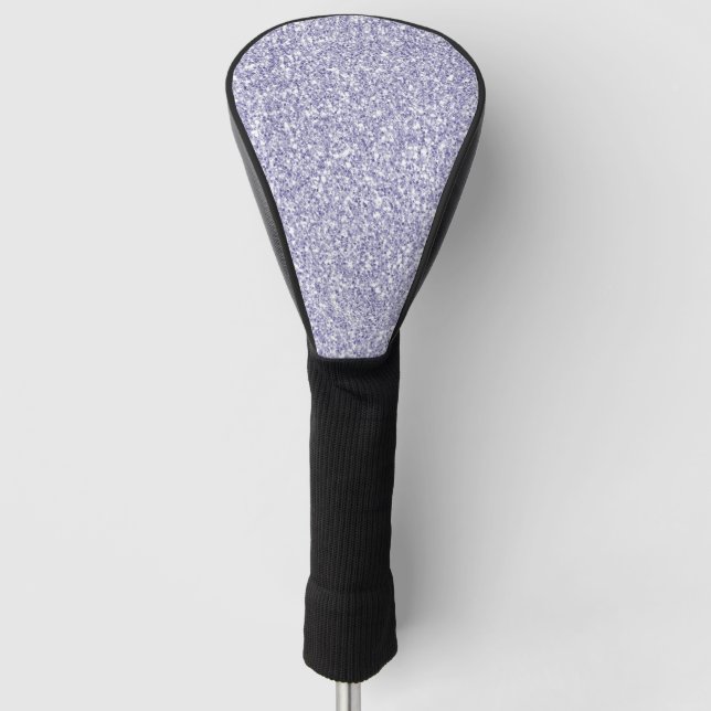 Glam Lavender Lilac Lila Glitzer         Golf Headcover (Vorderseite)