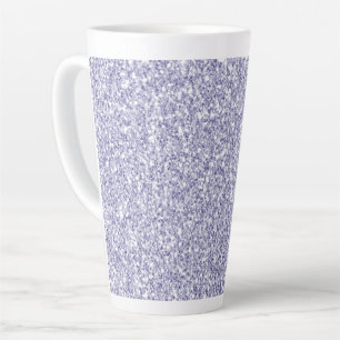 Glam Lavender Lilac Lila Glitzer    Milchtasse
