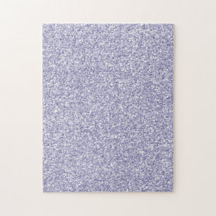 Glam Lavender Lilac Lila Glitzer Puzzle