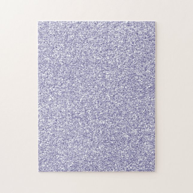 Glam Lavender Lilac Lila Glitzer Puzzle (Vertikal)