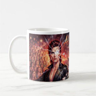 Glam Lightning Cosmic Dreamscape Art Tasse