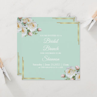Glam Lux Floral Einladungen