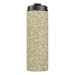 Glam Luxe Gold Glitzer            Thermosbecher