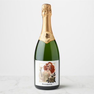 Glam Luxus-Party Glamour Divin in Gold Personalisi