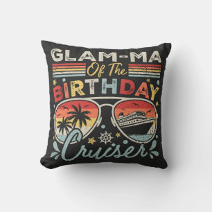 Glam-ma des Geburtstags Kreuzfahrt Kissen