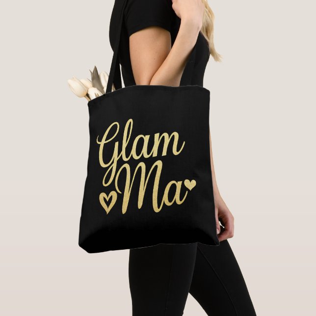 Glam Ma Heart Gold Mama Oma Muttertag (Von Nahem)