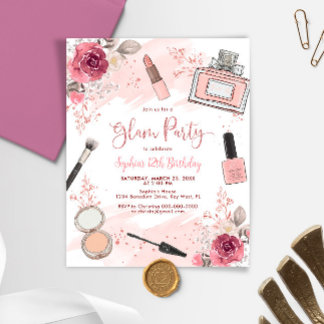 Glam Makeup Blush Wellness-Center Geburtstagsfeier