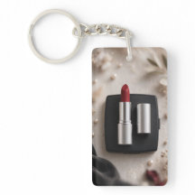 Glam Makeup Liebhaber Acryl-Schlüsselanhänger