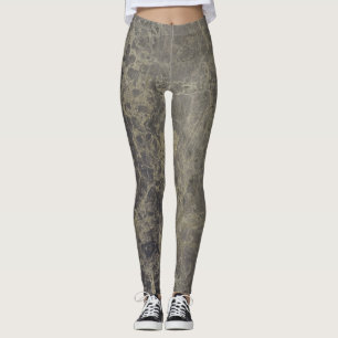 Glam Marble Granite Shimmer Eleganter Designer Sti Leggings