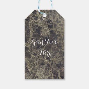 Glam Marmor Granit Schimmer Eleganter Chic Stil Geschenkanhänger