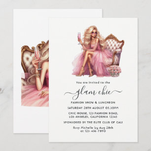 Glam Mode Show Einladung