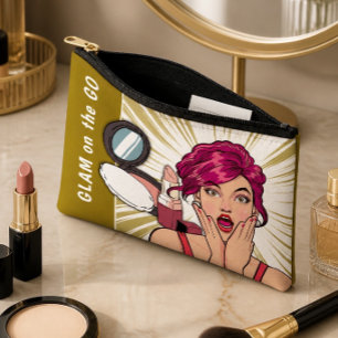 Glam on the Go-Makeup-Tasche Zubehörtasche