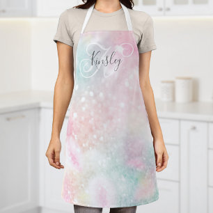 Glam Pink Glitzer Pastel Girly Pattern Schürze