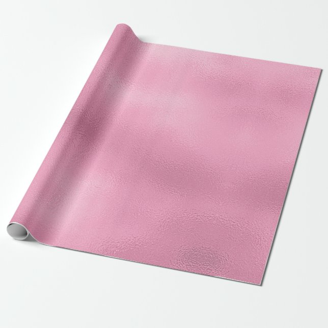 Glam Pink Ombre Geschenkpapier (Ungerollt)