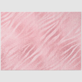Glam Pink Zebra Print Seidenpapier