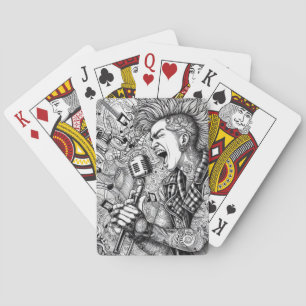 Glam Punk Rock Rockabilly Spielkarten