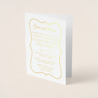 Glam Real Gold Foil 50. Hochzeitstag