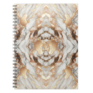 Glam Rose Gold Luxuriöses Trendy Marble Notizblock