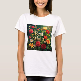 Glam Schöne Blume für den Muttertag T-Shirt