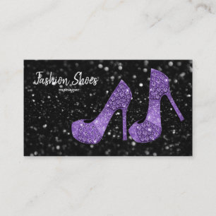 Glam Shoes High Heels Visitenkarte