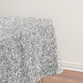 Glam Silver Glitzer Glitz      Tischdecke