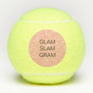 Glam Slam Gram Pink Glitzer Tennisbälle