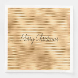 Glam Streifen personalisiert Serviette