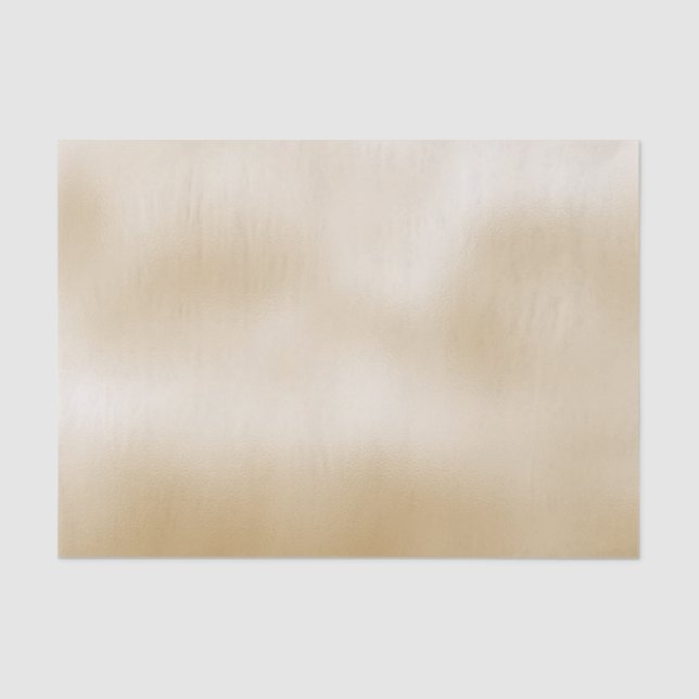 Glam Unicorn Gold Geburtstag Seidenpapier (Vorderseite)