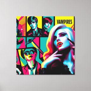 Glam Vamps Leinwand Printmedien