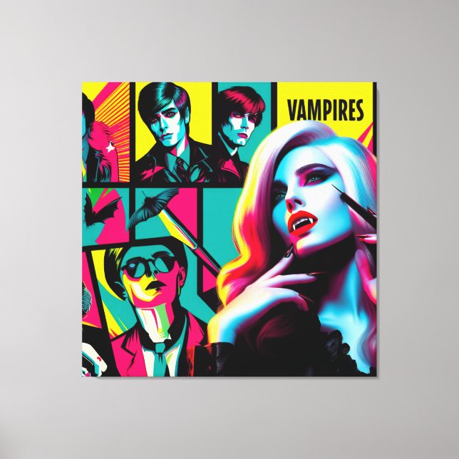 Glam Vamps Leinwand Printmedien (Vorderseite)