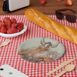 Glam Viking Thor Papierplatte Pappteller