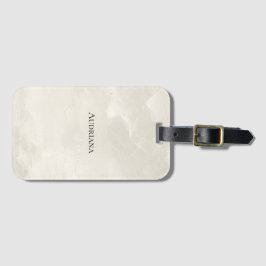 Glam White Ivory Pearl Gepäckanhänger