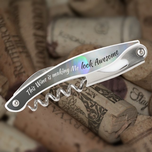 Glam Wine Lover macht mich Phantastisch funny Kellnermesser (Von Creator hochgeladen)